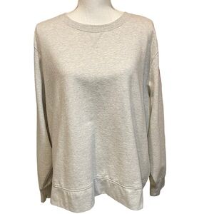 Eddie Bauer Soft Gray Crew Neck Sweatshirt.  Size 2XL